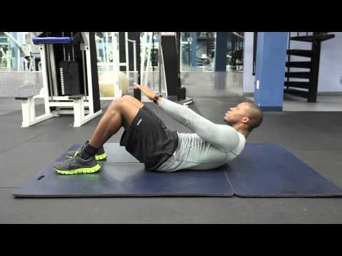 Cross Knee Abdominal Curl Ups