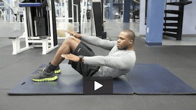 Cross Knee Abdominal Curl Ups