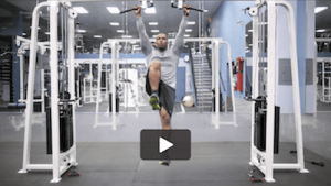 Hanging Knee Raises Single Leg Alternating 3-1