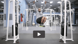 Hanging Leg Raises Bent Knees Twisting 3-1