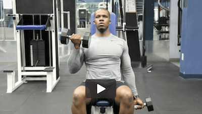 Dumbbell Curl Seated